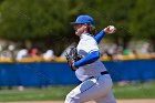 Babson vs Wheaton  Zach Clesas pitching  during the NEWMAC Championship hosted by Wheaton. - (Photo by Keith Nordstrom) : Wheaton, baseball, NEWMAC, Babson